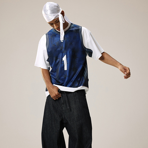 Camiseta de Hombre de Alta Calidad, Casual, Tejida, Resistente, Transpirable, de Manga Corta, Cuello Redondo, Holgada, de Poliéster Sublimado - Product Image 3