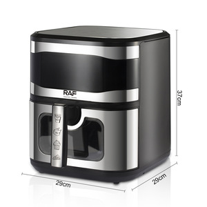 European Standard Cross-Border Air Fryer Large Capacity Multifunctional Smart Hot Air Convection Express <b>Heat</b> Touch Air - Product Image 4