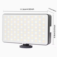 2026 Mini panneau LED carré pour éclairage d'appoint, idéal pour la photographie, la vidéo, les selfies, la beauté, les studios, les appareils photo et les téléphones, et les diffusions en direct
