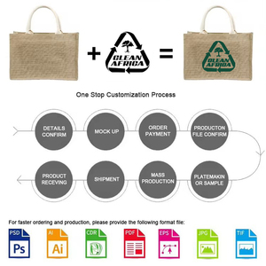 Sacs fourre-tout en <span class=keywords><strong>jute</strong></span> personnalisés avec broderie de lettres, écologiques, grande capacité, pour femmes, épaule, monogramme, publicité, cadeaux de shopping - Product Image 2