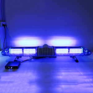 120cm 47 \ "barre lumineuse sirène haut-parleur LED voyant d'avertissement d'urgence Ambulance toit stroboscopique pour voiture camion 12V/24V modèle chargeur - Product Image 2