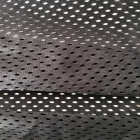 Tissu en maille respirant et absorbant 100% polyester teint pour vêtements de sport et d'activités physiques