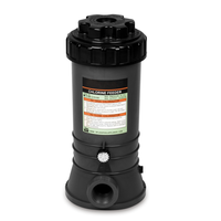 Chlorateur automatique (hors ligne) avec vanne de contrôle de débit Chlorateur de piscine d'une capacité de 9LBS