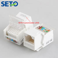 UTP RJ45 Socket Amp 8P8C Femelle UTP Connecteur Adaptateur Conector Inline RJ45 Connector