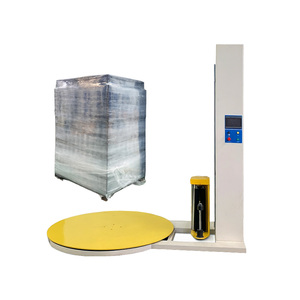 Machine d'emballage automatique de palettes avec système de film pré-étiré pour la logistique d'entrepôt - Product Image 1