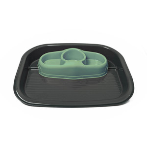 Comederos Ovalados de Plástico Premium Hechos en Italia de 4L para Perros y Gatos, Uso Interior y Exterior, Diseño Sólido para Agua y Comida - Product Image 1