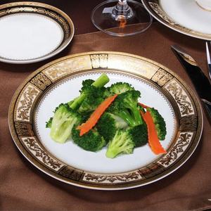 Juego de Vajilla de Cerámica de Lujo para Comedor, con Relieve Dorado, Porcelana de Palacio, Estilo Europeo Occidental, 52 Piezas, Gran Venta - Product Image 4