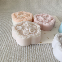3D Niedliche Blumen-Fondant-Silikonform Kuchendekoration Werkzeug Seifenform Backzubehör Umweltfreundlich Hitzebeständig Mousse-Kuchen