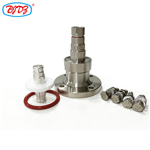 Kit de connecteurs à bride à 4 trous EIA de 1-5/8 pouces pour câble coaxial de la série IF70 Premium, pour <span class=keywords><strong>convertisseur</strong></span> de câble coaxial - Product Image 1