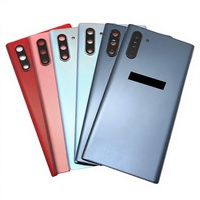 Coque arrière en verre pour Samsung Galaxy Note 10 Plus N975 N9750, boîtier de batterie