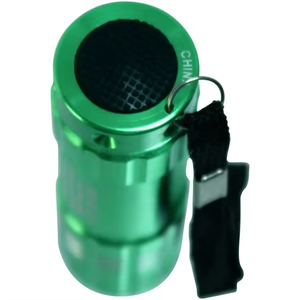 Linterna de Aluminio de 9 LED con Logotipo Personalizado, con Cordón, Batería AAA No Incluida, Multicolor, para Camping, Senderismo, Caza, Pesca - Product Image 5