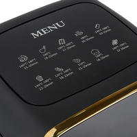 Friteuse à air 5L 1350W, four électrique multifonctions, appareils électroménagers intelligents portables avec protection contre la surchauffe, couleur personnalisée