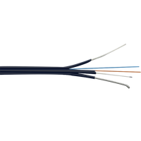 Cable de Fibra Óptica Autoportante Tipo Arco OWIRE GJYX(F)CH para Redes FTTH, Compatible con Uso en Exteriores, Alta Banda Ancha, Conector UPC, 300N