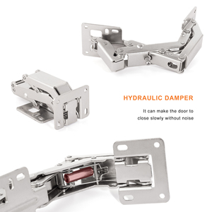 Thủy Lực Mềm Đóng Giấu Bản Lề Đồ Nội Thất Hiện Đại Cửa Ẩn Bản Lề Có Thể Điều Chỉnh Góc Bản Lề Cho Tủ, Tủ Quần Áo, Tủ Quần Áo - Product Image 2