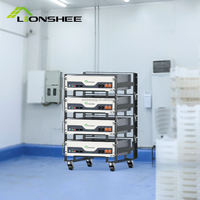 Batterie empilable au lithium LiFePo4 51,2 V 100 Ah pour le stockage d'énergie solaire, système EMS intelligent pour système solaire
