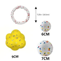 Jouet pour chien, balle ETPU super résistante aux morsures, légère, à haute élasticité, interactive, pour lancer et faire voler, accessoires