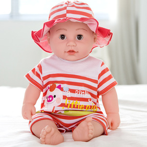 Poupée bébé réaliste avec fonction de régénération vocale, jouet éducatif intelligent en caoutchouc entièrement souple pour la petite enfance - Product Image 2