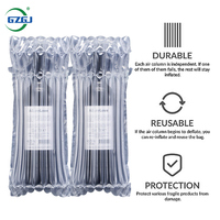 GZGJ 750ml Protecteur de bouteille de vin, sacs à colonne d'air gonflables, film protecteur antichoc, matériau nylon+PE transparent, type Q