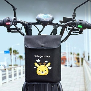 Borsa portaoggetti da appendere per bici elettrica/moto, organizer tridimensionale di grande capacità per manubrio anteriore, impermeabile 21x29cm - Product Image 3