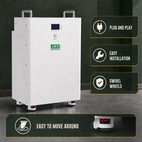 Batterie Lithium LiFePO4 51,2 V en blocs pour ESS solaire avec communication CAN, protection BMS et conception empilable