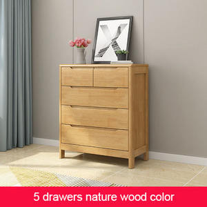 <span class=keywords><strong>Commode</strong></span> de chambre à coucher en bois massif personnalisée en usine avec tiroir - Product Image 5