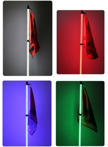 COB <span class=keywords><strong>Led</strong></span> Roi ánh sáng cho ATV UTV off-road xe tải 2ft-6ft RGB đuổi Giấc Mơ Giấc Mơ RGB Màu ứng dụng điều khiển từ xa New UTV bộ phận - Product Image 5