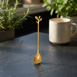 Cuillère pour le thé vente en gros, pièces, palmier en laiton - Product Image 1