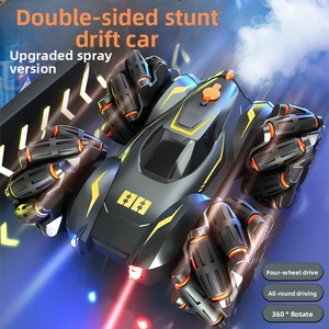 <span class=keywords><strong>RC</strong></span> <span class=keywords><strong>Stunt</strong></span> <span class=keywords><strong>Racer</strong></span> 360 °   Voiture télécommandée universelle tout-terrain aquatique étanche, jouet de cascades latérales, cadeau de fête - Product Image 2