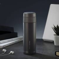 PINKAH 13 oz en acier inoxydable isolé flacon infuseur à thé tasse thermos avec passoire amovible forme de flacon pour le thé en vrac