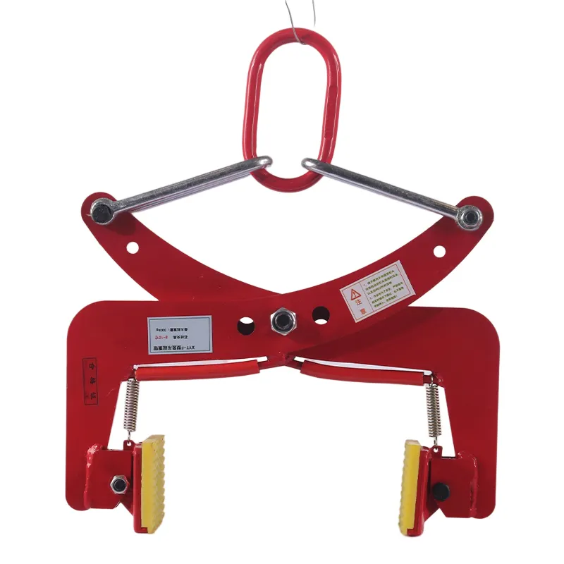 Heavy Duty Metal Aço Mandíbula Abertura Ajustável Lifting Clamp Pallet Clamp