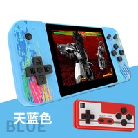 Console de jeux vidéo rétro G3, double lecteur de 800 jeux, sortie AV, 3.5 pouces, 8 bits, Console FC de poche, cadeau pour enfant