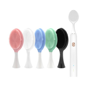 Têtes de <span class=keywords><strong>brosse</strong></span> <span class=keywords><strong>nettoyante</strong></span> pour le visage, pour <span class=keywords><strong>brosse</strong></span> à dents électrique Phillips HX3 HX9 HX6, <span class=keywords><strong>brosse</strong></span> électrique SOOCARE - Product Image 1