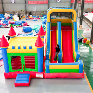 <strong>Inflatable</strong> <strong>Bouncer</strong> <strong>Castle</strong> Large Commercial Colorful Building Blocks <strong>Inflatable</strong> Slides Combo <strong>Jumping</strong> Bouncy <strong>Inflatable</strong> House - Product Image 2