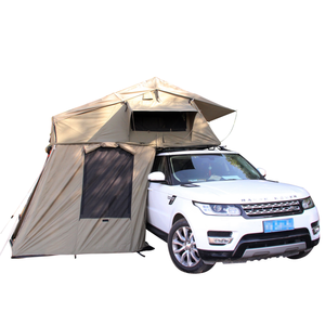 <span class=keywords><strong>Tente</strong></span> <span class=keywords><strong>de</strong></span> toit souple <span class=keywords><strong>pliable</strong></span> pour camping familial en plein air avec annexe, vente en gros Chine - Product Image 4
