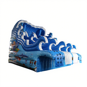 Scivolo gonfiabile per piscina impermeabile impermeabile con onda <span class=keywords><strong>di</strong></span> <span class=keywords><strong>mare</strong></span> appositamente progettato per l'intrattenimento dell'acqua all'aperto - Product Image 5