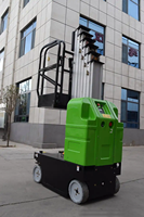 Plateforme élévatrice verticale autopropulsée télescopique Xutai 7m 8m pour travaux de construction de murs extérieurs et de finitions intérieures