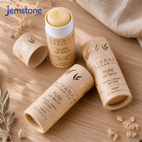 Tube en carton personnalisé, recyclable et biodégradable pour baume à lèvres, parfum solide et déodorant en stick – Emballage en carton