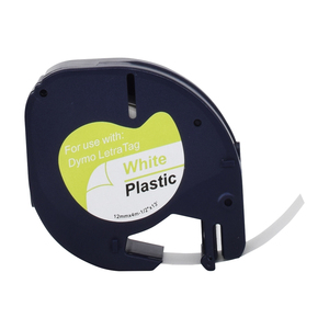 Hot Sale Compatible for <strong>Dymo</strong> LT-91201 12mm*4m Black on White Letratag Plastic Label Tape - Product Image 6