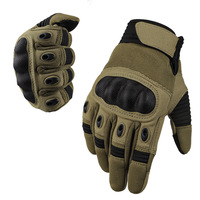 Guantes transpirables tácticos para motociclismo y montañismo al aire libre para hombre, con protección completa para los dedos, ideales para fans de artes marciales.