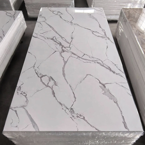 Easy Install Marble Alternative SPC <b>Wall</b> <b>Panel</b> / <b>Board</b> 3D Printing PVC UV Marble Sheet - Product Image 1