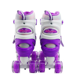 Patins à Roulettes Quads Professionnels Ajustables Clignotants Électriques 4 Roues pour Enfants - Product Image 6