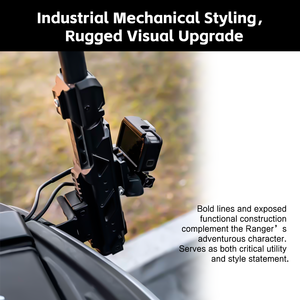 Support de drapeau CNC en alliage d'aluminium 6061 pour accessoires de véhicule tout-terrain ultime, compatible avec Ford Ranger T9 2019-2026 - Product Image 5