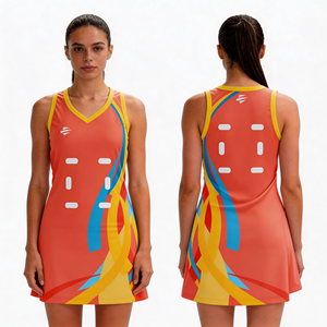 Uniforme de Netball Personalizado, Tela de Alto Rendimiento, Sublimación, Uniformes de Netball de Alta Calidad - Product Image 2
