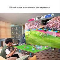 Lunettes intelligentes AR XREAL Air - Écran géant portable de 130 pouces 1080p, haut-parleur intégré et charge Type-C, cinéma privé 3D/HD