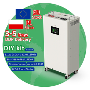 ชุดแบตเตอรี่ประกอบกับ JK V19 BMS แบบยืน Lifepo4 15Kwh 280Ah 51.2V สไตล์ <span class=keywords><strong>PL</strong></span> - Product Image 1
