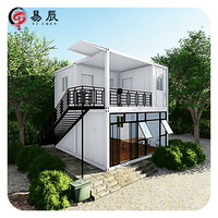 Maison moderne pliable en kit, maisons modulaires de 20 pieds, 3 chambres, maison mobile de luxe extensible, préfabriquée solaire