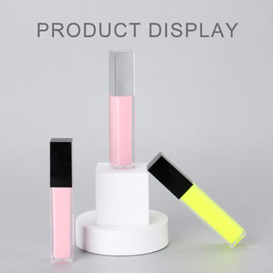 Contenants de gloss à lèvres roses personnalisés avec logo OEM, tubes d'huile à lèvres vides avec bouchon à vis recyclable, emballage cosmétique - Product Image 3