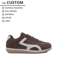 Chaussures décontractées pour femmes Matrox MB2508384 personnalisées en usine, à lacets, antidérapantes, légères, durables, avec semelle épaisse en PVC, en PU respirant et en maille.