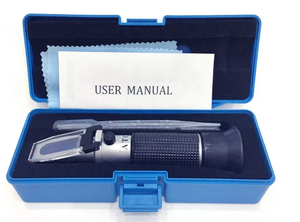 Laboratoriumrefractometer voor honingtesten, <span class=keywords><strong>0</strong></span>-32% <span class=keywords><strong>Brix</strong></span>, met <span class=keywords><strong>0</strong></span>,2% nauwkeurigheid, OEM-aanpassing, 6 maanden garantie, 6,9 inch, 135 g - Product Image 2