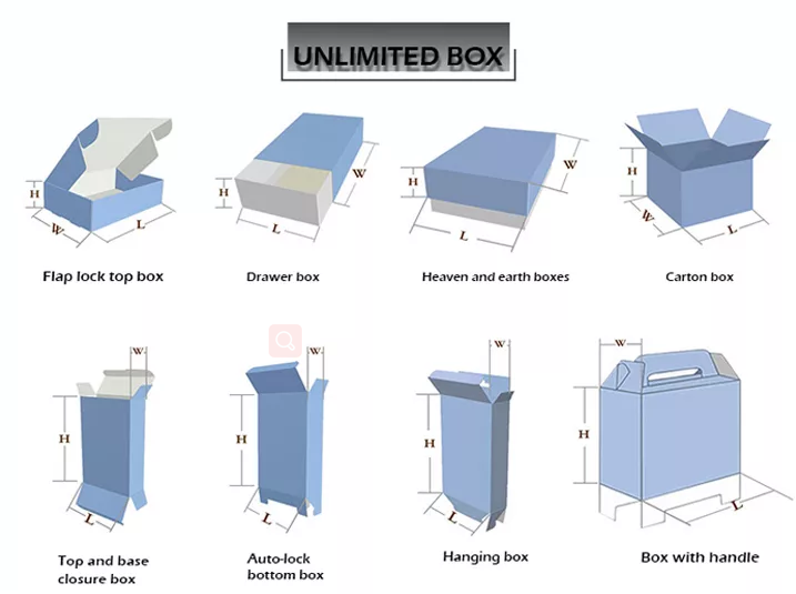 Wholesale custom logo printing paper box cosmetic packaging paper box